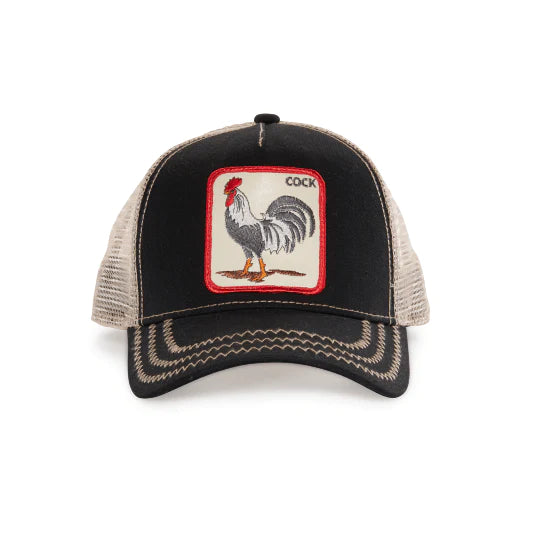 The Cock Trucker Hat Black