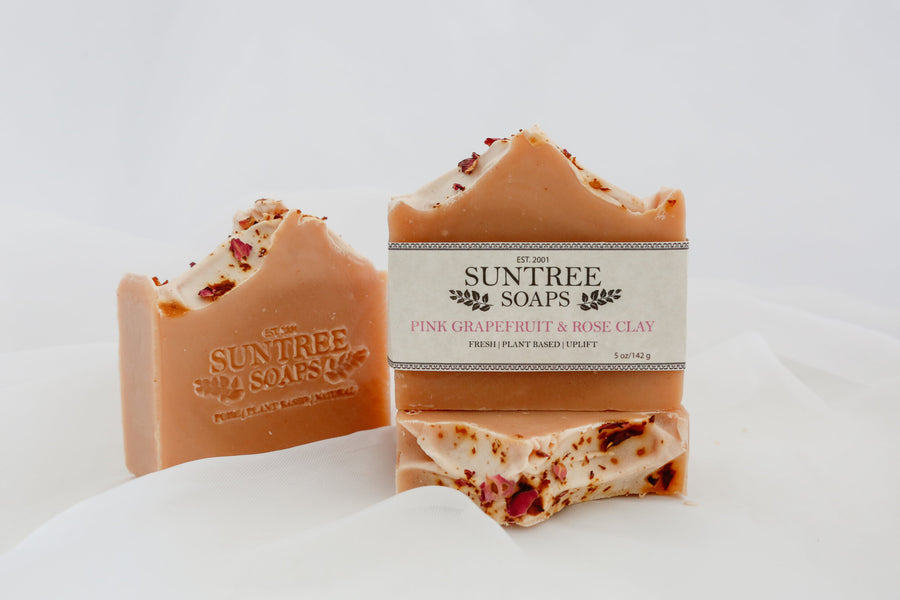 Pink Grapefruit & Rose Clay Soap