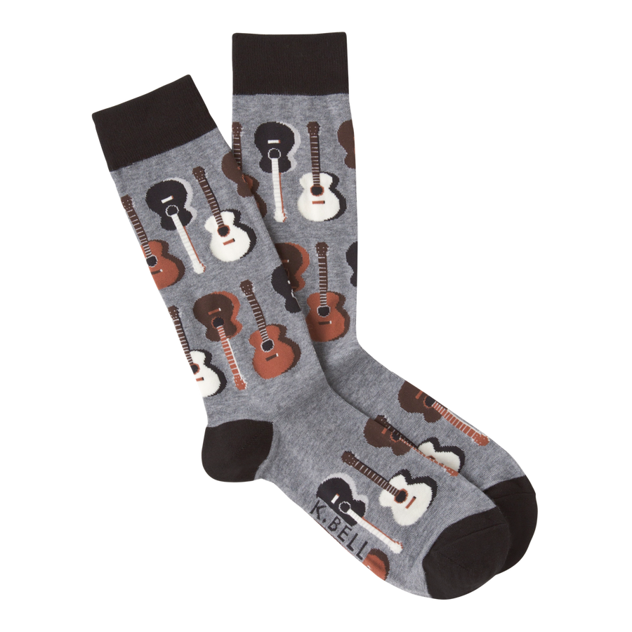 Men's Fashion Guitars Sock