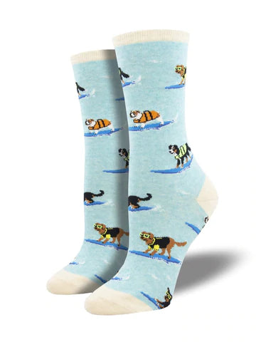 Women's Hang 16 Crew Socks