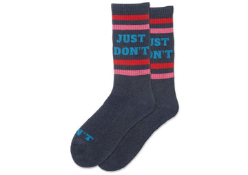 Women's Just Don't Sport Crew Socks