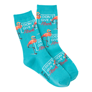 Women's Fashion Sock I Don't Give a Flock