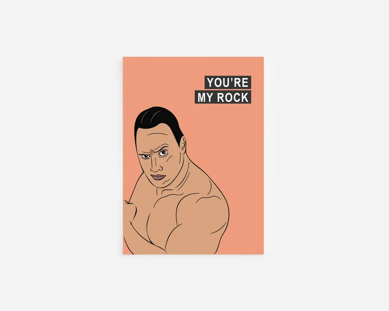 The Rock Valentine Card