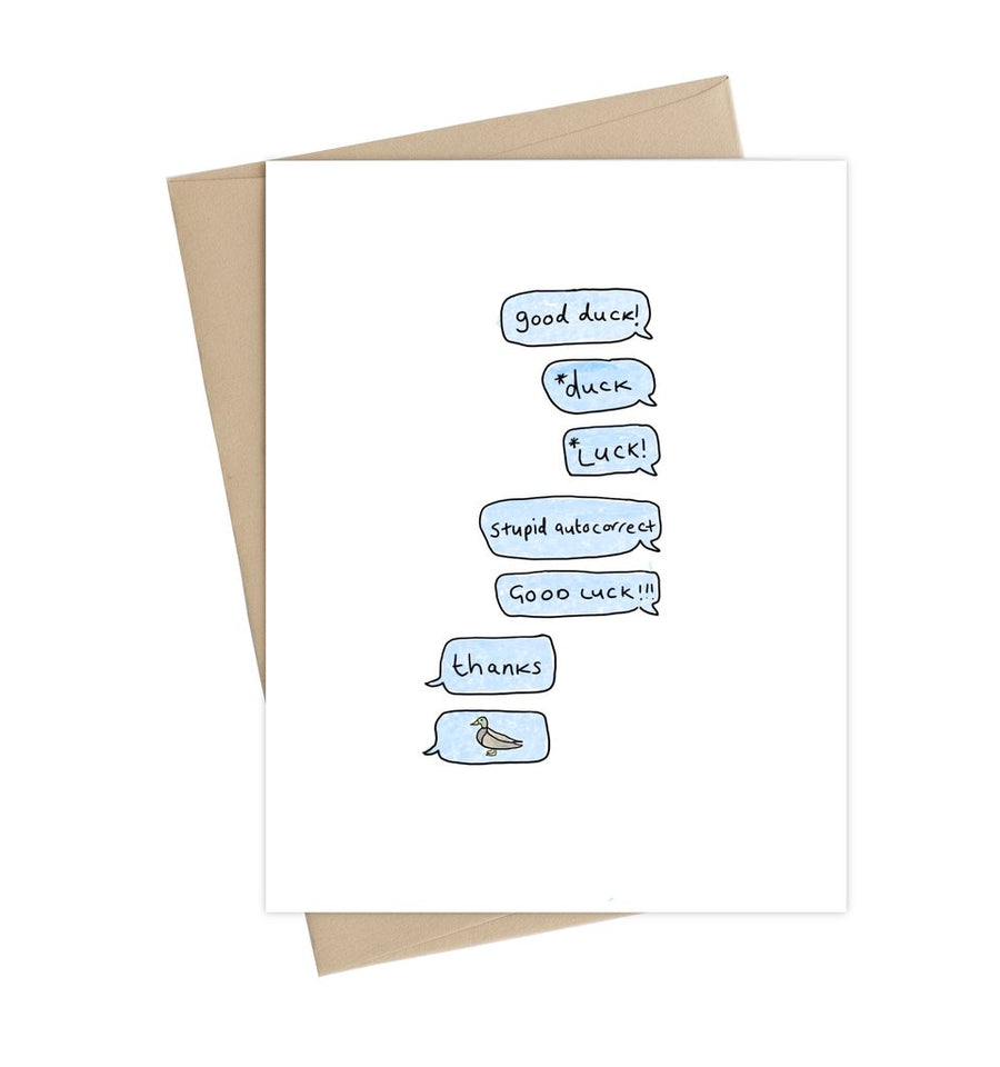 Good Duck Card