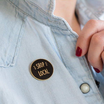 Shop Local Pin