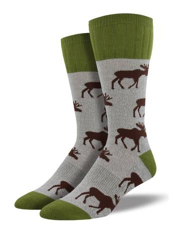 Outlands Men's Boot Sock Moose Socks