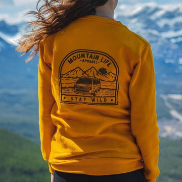 Mount Baker Unisex Crew - Honey