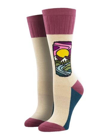 Brew With a View Men's Crew Socks