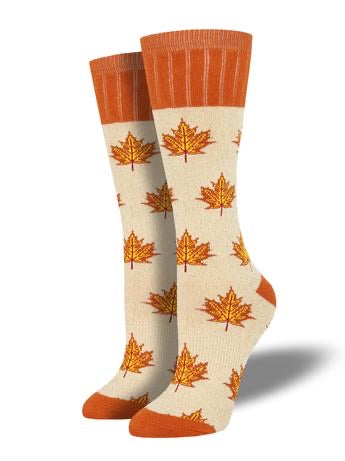 Outlands Maple Leaf Women's Boot Sock