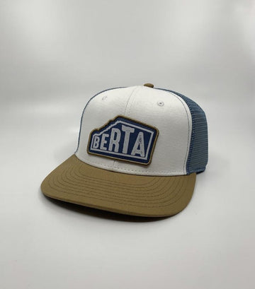 'Berta Hat - White w/ Meshback