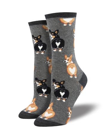 Corgi Butts Women's Crew Socks