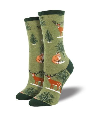 Winter Forest Women's Crew Socks