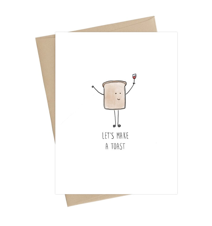 Let's Make A Toast Card