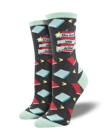 The Book Was Better Women's Crew Socks