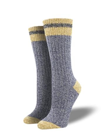Cabin Sock Women's - Yellowstone Denim