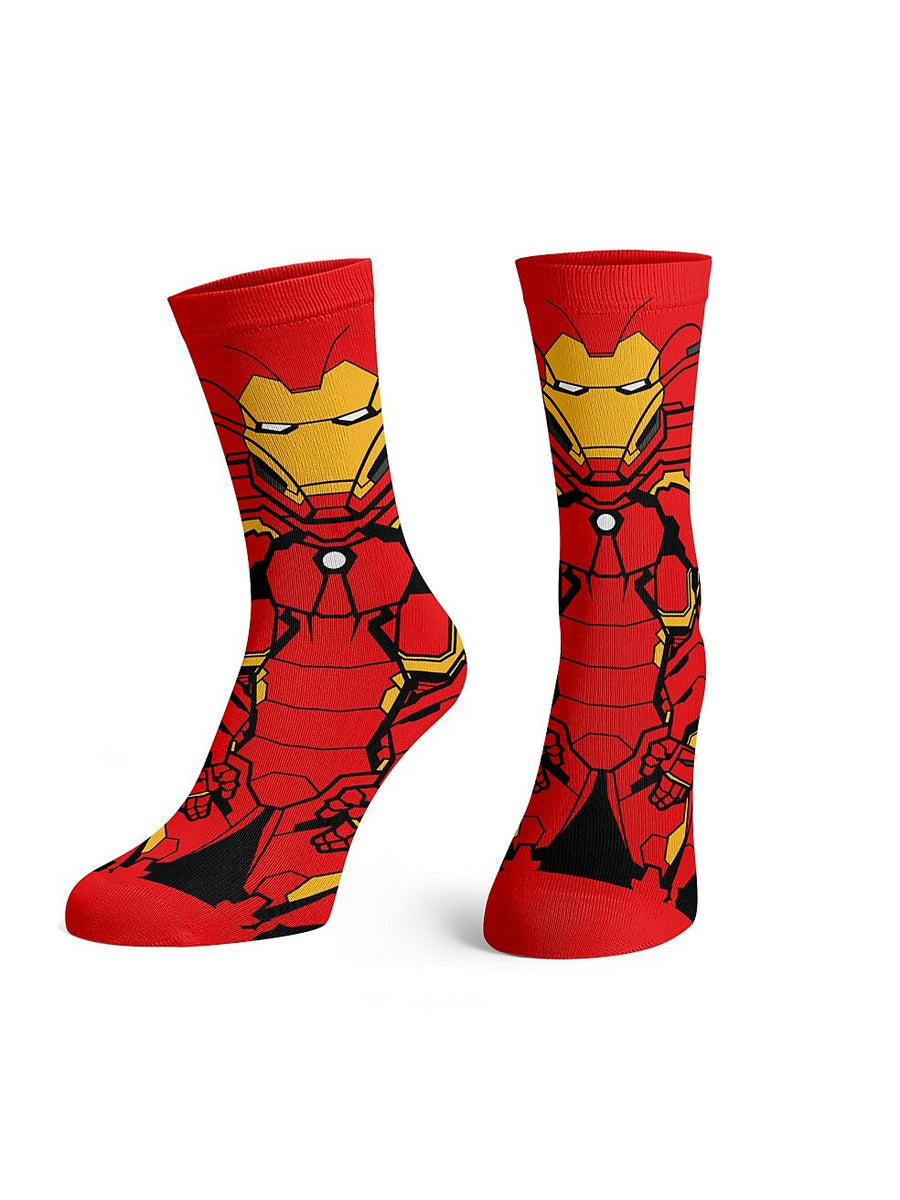 Men's Marvel Iron Man Crew Socks