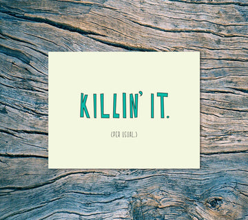 Killin' It Card