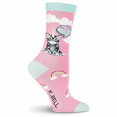 Women's Kitty Unicorns Fashion Crew Socks