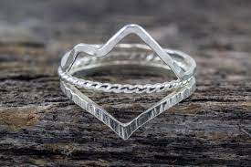 Mountain Landscape Ring Set