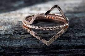 Mountain Landscape Ring Set