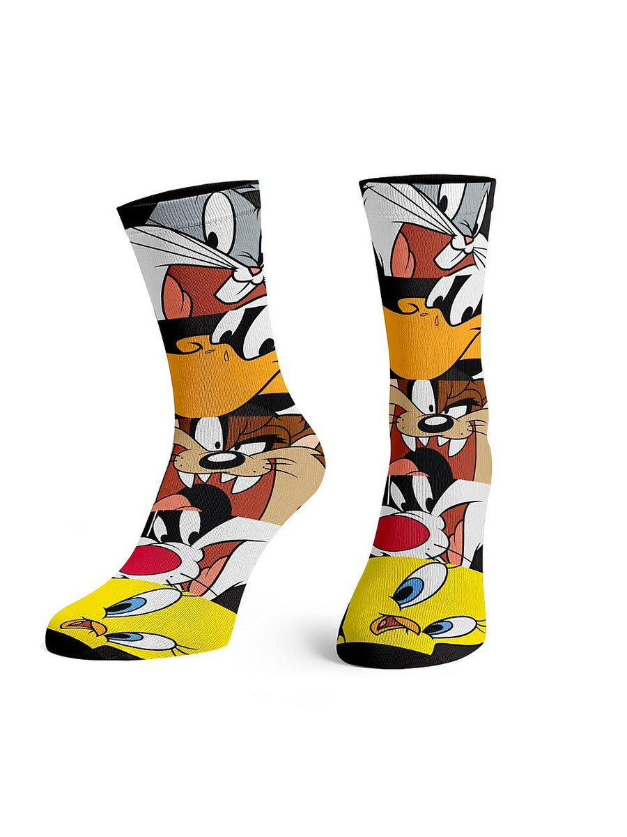 Men's Looney Tunes Characters Crew Socks