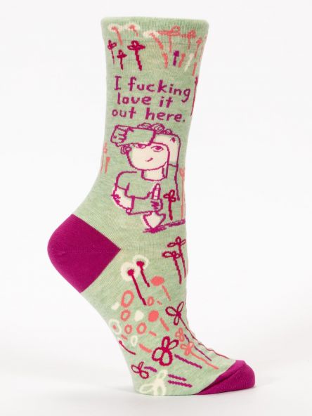 Women's F*cking Love It Out Here Crew Socks