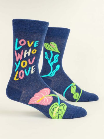 Men's Crew Love Who Love You Crew Socks