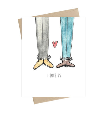 I Love Us Card