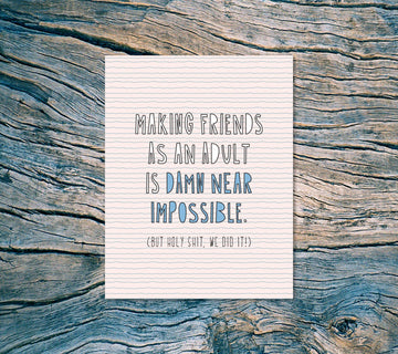 Making Friends Cards