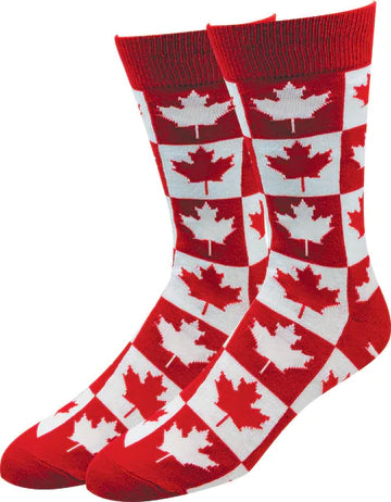 Women's Maple Leaf Crew Socks