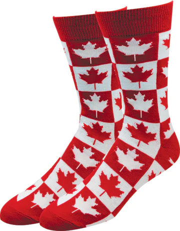 Men's Maple Leaf Crew Socks