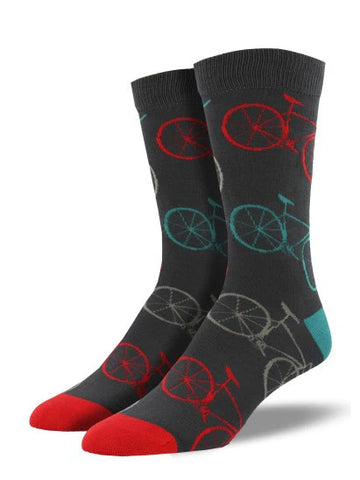 Men's Bamboo Fixie Crew Socks
