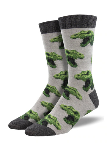 Men's Bamboo Rex Your Muscles Crew Socks