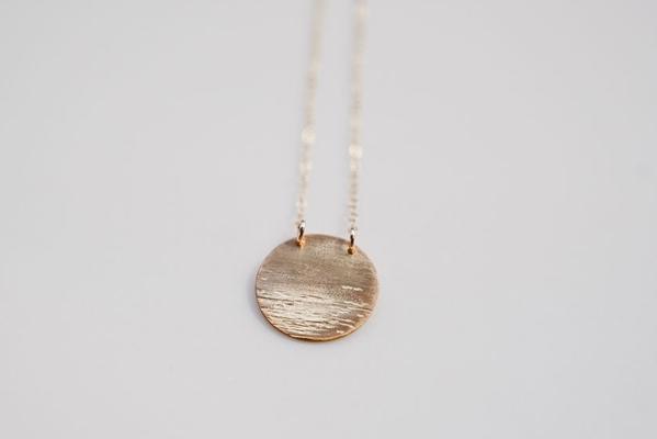 Moon Over Water Gold-Filled Necklace