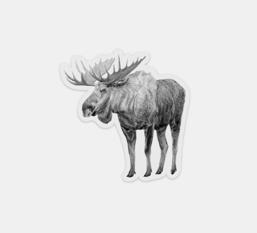 Moose Sticker