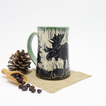 Moose Pottery Mug