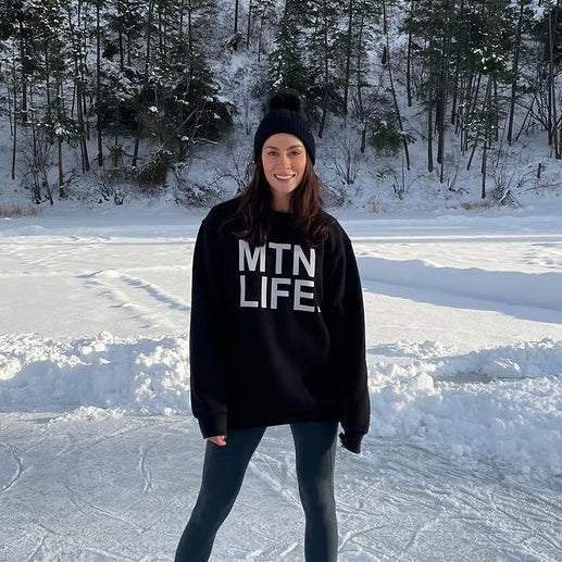 MTN LIFE Unisex Crew Black
