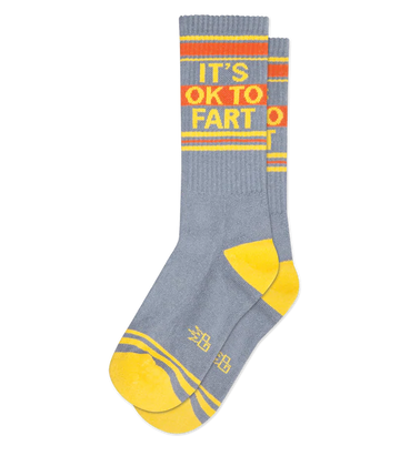 Men's It's Ok To Fart Gym Socks
