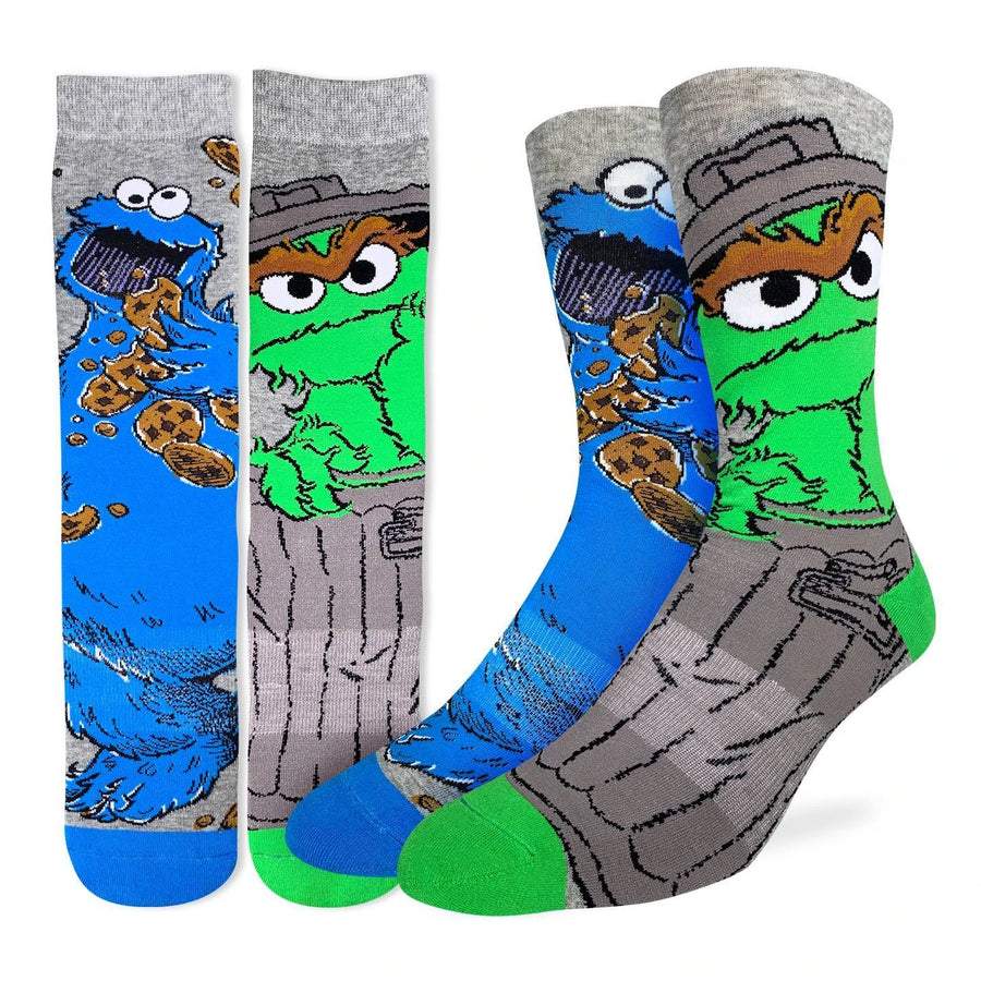 Good Luck Men's Active Fit Oscar & Cookie Monster