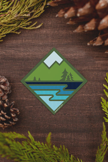 Pacific Northwest Diamond Vinyl Sticker
