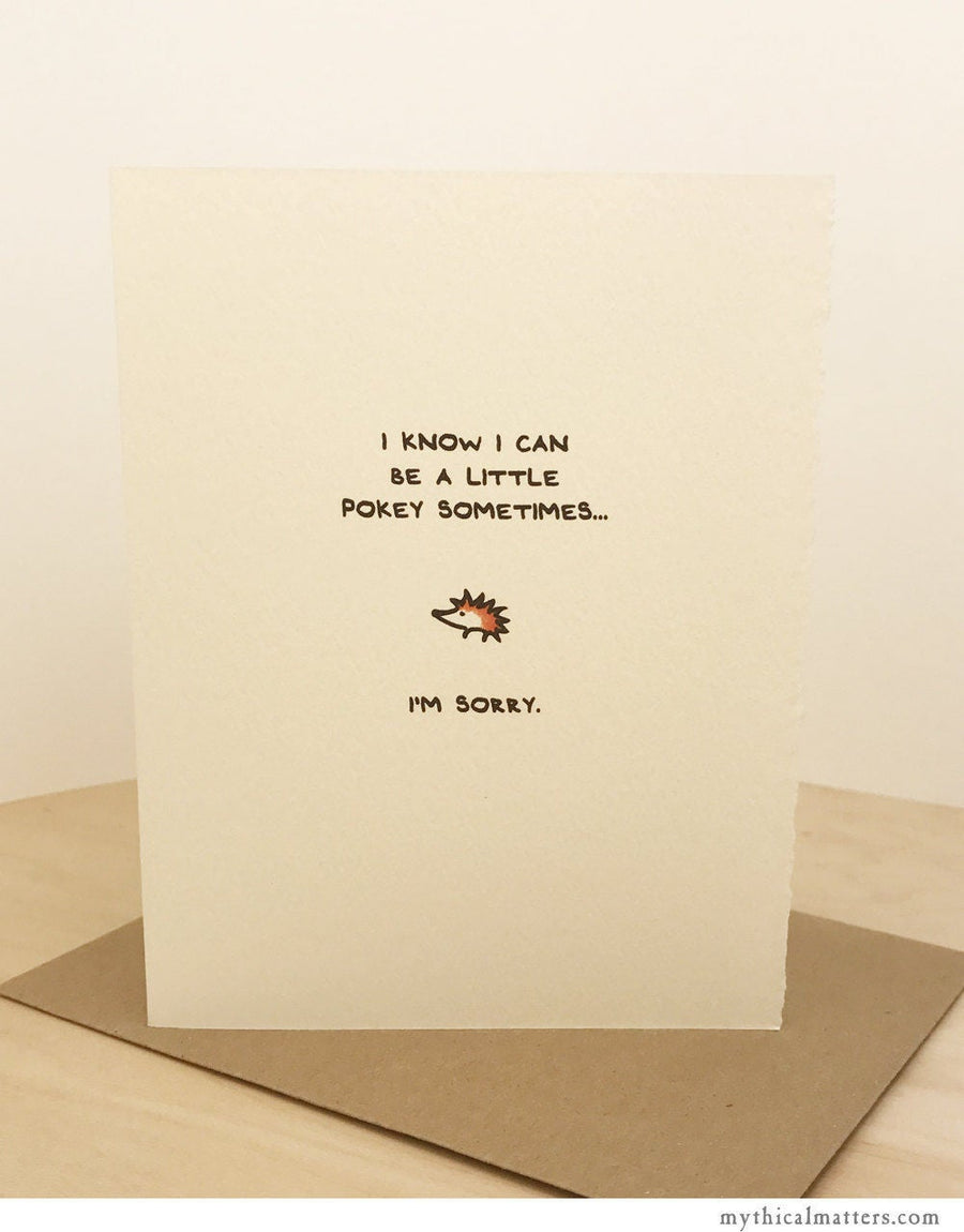 I Can Be Pokey Card