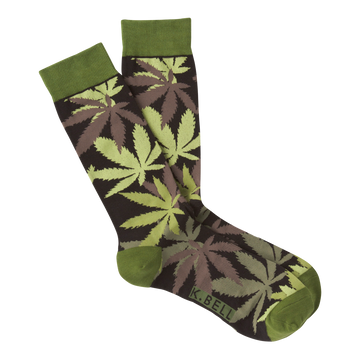 Men's Fashion Sock Pot Luck - Green