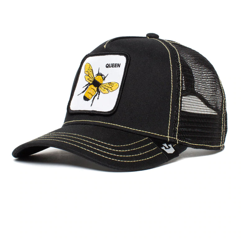 Black Queen Bee Trucker Hat