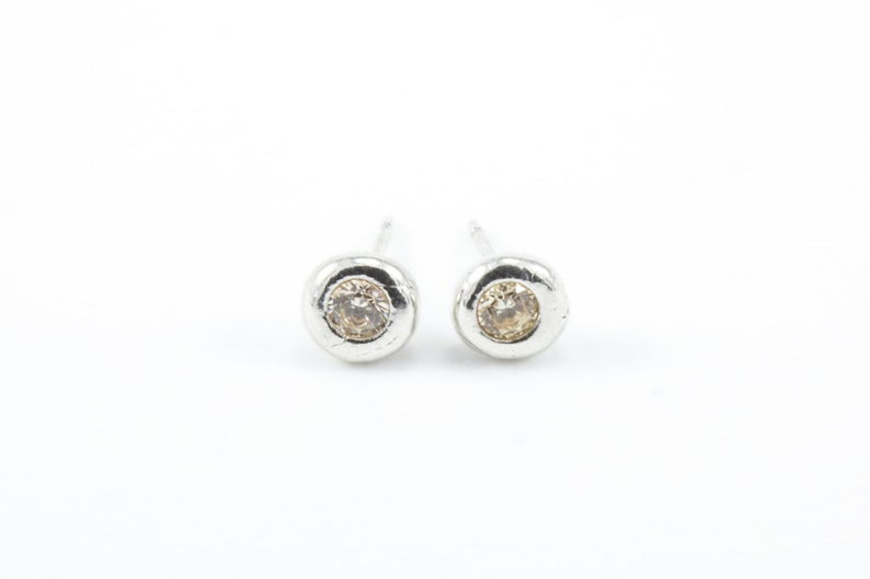 River Gem Stud Earring