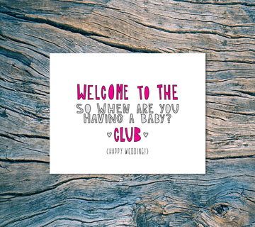 So When Are You Having A Baby Cards