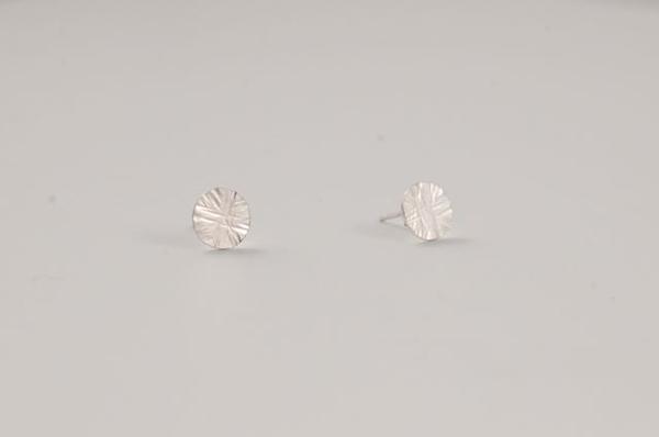 Starburst Earrings in Sterling Silver