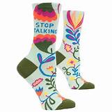 Women's Stop Talking Crew Socks
