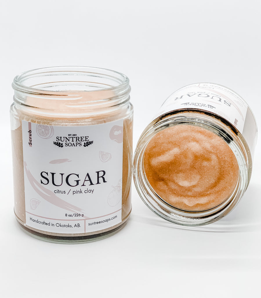Citrus & Pink Clay Sugar Scrub