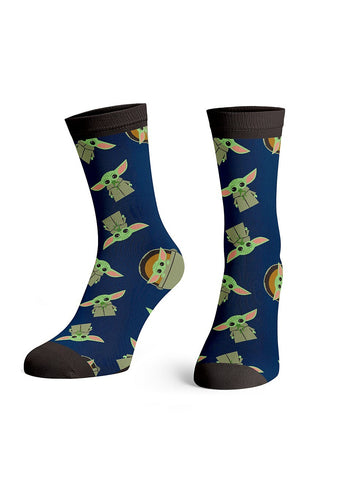 Men's Mandalorian The Child Crew Socks