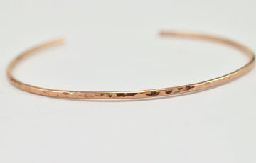 Tiny Cuff Bracelet - Rose Gold